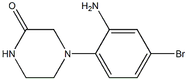 4-(2-amino-4-bromophenyl)piperazin-2-one