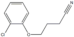 4-(2-chlorophenoxy)butanenitrile Structure