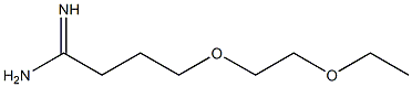 4-(2-ethoxyethoxy)butanimidamide Struktur
