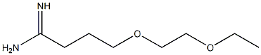 4-(2-ethoxyethoxy)butanimidamide 结构式