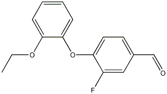  4-(2-ethoxyphenoxy)-3-fluorobenzaldehyde