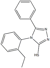 4-(2-ethylphenyl)-5-phenyl-4H-1,2,4-triazole-3-thiol Structure