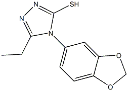 4-(2H-1,3-benzodioxol-5-yl)-5-ethyl-4H-1,2,4-triazole-3-thiol
