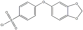 4-(2H-1,3-benzodioxol-5-yloxy)benzene-1-sulfonyl chloride