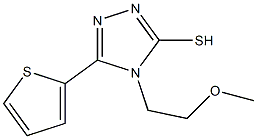 4-(2-methoxyethyl)-5-(thiophen-2-yl)-4H-1,2,4-triazole-3-thiol Structure