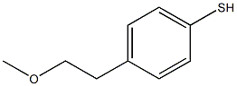 4-(2-methoxyethyl)benzene-1-thiol,,结构式