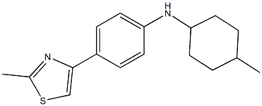 4-(2-methyl-1,3-thiazol-4-yl)-N-(4-methylcyclohexyl)aniline