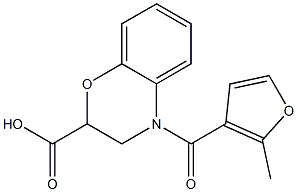4-(2-methyl-3-furoyl)-3,4-dihydro-2H-1,4-benzoxazine-2-carboxylic acid