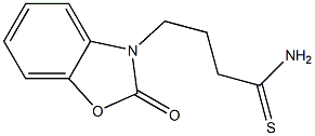 4-(2-oxo-1,3-benzoxazol-3(2H)-yl)butanethioamide 化学構造式