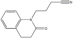 4-(2-oxo-3,4-dihydroquinolin-1(2H)-yl)butanenitrile 化学構造式