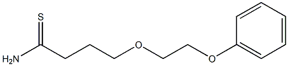 4-(2-phenoxyethoxy)butanethioamide Structure