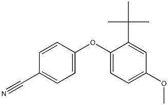 4-(2-tert-butyl-4-methoxyphenoxy)benzonitrile