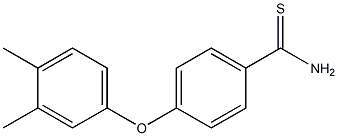 4-(3,4-dimethylphenoxy)benzene-1-carbothioamide