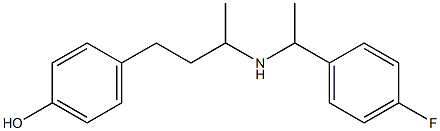 4-(3-{[1-(4-fluorophenyl)ethyl]amino}butyl)phenol