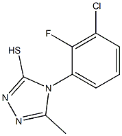 4-(3-chloro-2-fluorophenyl)-5-methyl-4H-1,2,4-triazole-3-thiol