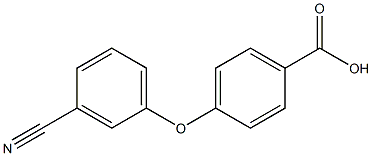 4-(3-cyanophenoxy)benzoic acid|