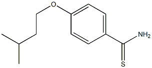 4-(3-methylbutoxy)benzene-1-carbothioamide Structure