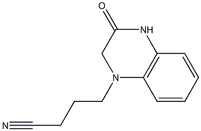 4-(3-oxo-1,2,3,4-tetrahydroquinoxalin-1-yl)butanenitrile Struktur