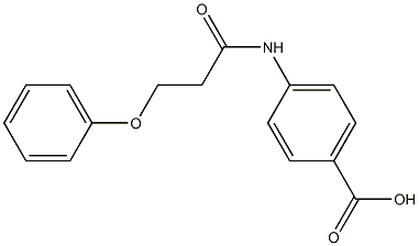 4-(3-phenoxypropanamido)benzoic acid 结构式