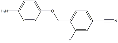 4-(4-aminophenoxymethyl)-3-fluorobenzonitrile