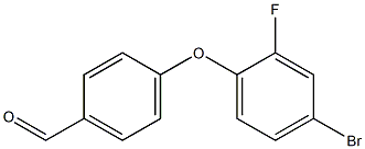 4-(4-bromo-2-fluorophenoxy)benzaldehyde Structure