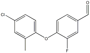 4-(4-chloro-2-methylphenoxy)-3-fluorobenzaldehyde