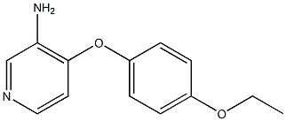 4-(4-ethoxyphenoxy)pyridin-3-amine Structure