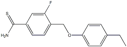  4-(4-ethylphenoxymethyl)-3-fluorobenzene-1-carbothioamide