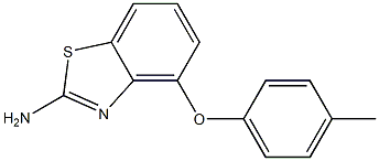 4-(4-methylphenoxy)-1,3-benzothiazol-2-amine Structure