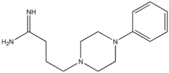 4-(4-phenylpiperazin-1-yl)butanimidamide Struktur