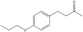4-(4-propoxyphenyl)butan-2-one 结构式