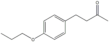 4-(4-propoxyphenyl)butan-2-one Struktur