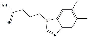 4-(5,6-dimethyl-1H-benzimidazol-1-yl)butanimidamide|