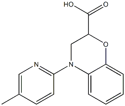 4-(5-methylpyridin-2-yl)-3,4-dihydro-2H-1,4-benzoxazine-2-carboxylic acid Structure
