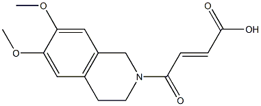 4-(6,7-dimethoxy-1,2,3,4-tetrahydroisoquinolin-2-yl)-4-oxobut-2-enoic acid