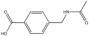 4-(acetamidomethyl)benzoic acid Structure