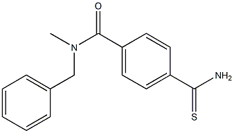 4-(aminocarbonothioyl)-N-benzyl-N-methylbenzamide