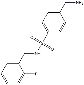 4-(aminomethyl)-N-(2-fluorobenzyl)benzenesulfonamide