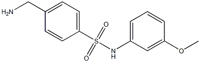 4-(aminomethyl)-N-(3-methoxyphenyl)benzenesulfonamide