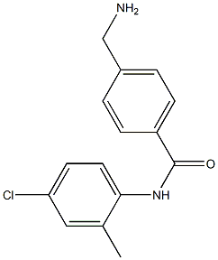 4-(aminomethyl)-N-(4-chloro-2-methylphenyl)benzamide