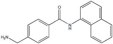 4-(aminomethyl)-N-(naphthalen-1-yl)benzamide Struktur