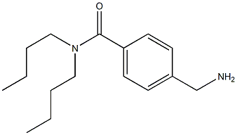 4-(aminomethyl)-N,N-dibutylbenzamide,,结构式