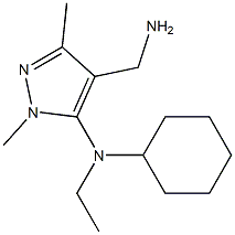 4-(aminomethyl)-N-cyclohexyl-N-ethyl-1,3-dimethyl-1H-pyrazol-5-amine