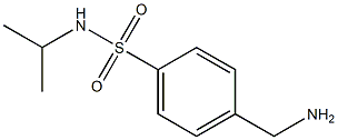 4-(aminomethyl)-N-isopropylbenzenesulfonamide 化学構造式
