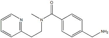 4-(aminomethyl)-N-methyl-N-[2-(pyridin-2-yl)ethyl]benzamide