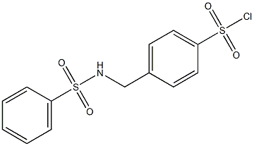 4-(benzenesulfonamidomethyl)benzene-1-sulfonyl chloride|