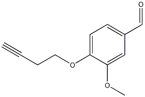 4-(but-3-ynyloxy)-3-methoxybenzaldehyde Structure