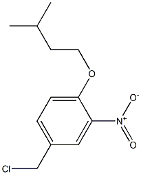 4-(chloromethyl)-1-(3-methylbutoxy)-2-nitrobenzene 结构式