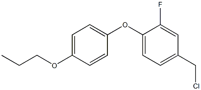 4-(chloromethyl)-2-fluoro-1-(4-propoxyphenoxy)benzene