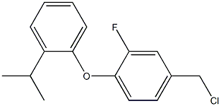  4-(chloromethyl)-2-fluoro-1-[2-(propan-2-yl)phenoxy]benzene